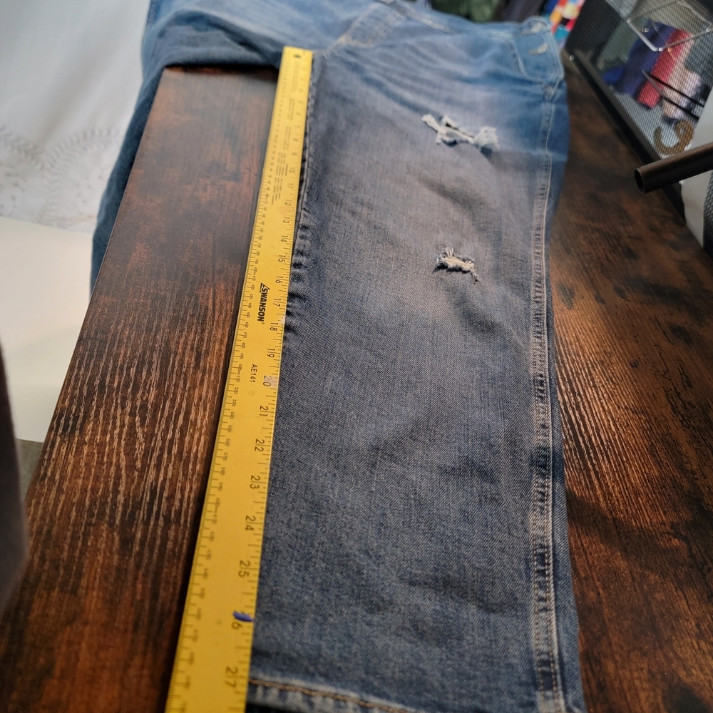 Old Navy Women's Blue Jean Overalls Size 16 - Picture 10 of 11